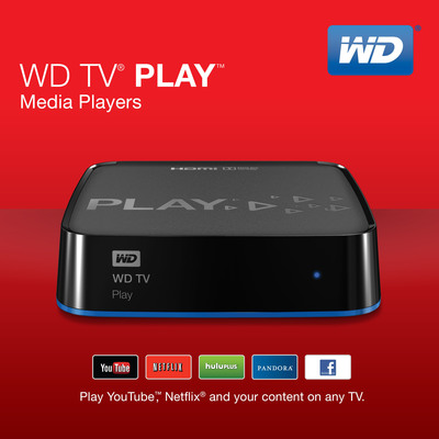 WD® Introduces Versatile Media Player For Streaming Fans