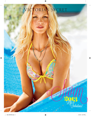 Victoria's Secret Releases New Swim 2013 Catalogue With Angel Erin Heatherton On The Cover