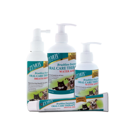 New Brushless Enzymatic Oral Care Therapy Products for Pets with Special Needs