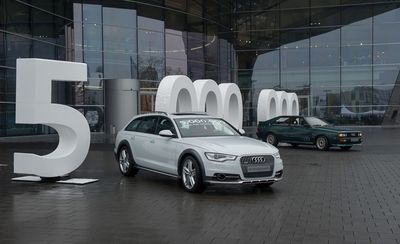 Cinq millions de transmissions Audi quattro - Le tour d'honneur d'une technologie supérieure
