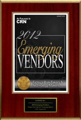 IceWEB, Inc. Selected For "2012 Emerging Vendors"