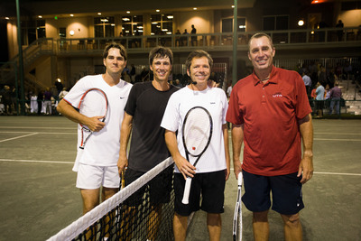 Lendl, Krickstein and Arias Played at St. Andrews Country Club Tennis Exhibition