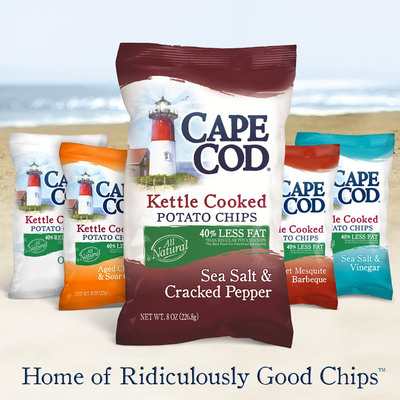 Classic Cape Cod® Flavor with 40% Less Fat