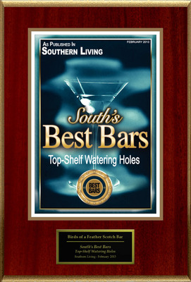 Birds of a Feather Selected For "South's Best Bars"