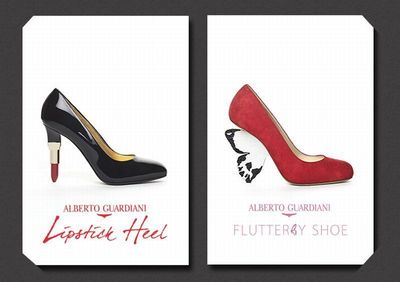 Alberto Guardiani's Lipstick Heel and Flutterby Shoe in SHOE OBSESSION at the Museum at FIT