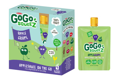 GoGo squeeZ Launches AppleGrape Flavor