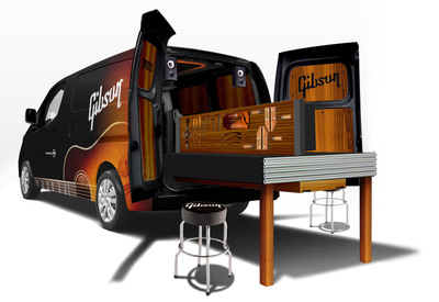 Nissan And Gibson Combine Forces With NV200 Mobile Guitar Workshop