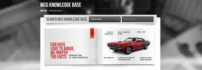 MCG™ Knowledge Base is Most Extensive Searchable Classic Car Database on Web
