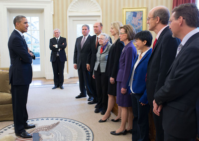 President Obama Meets U.S. Laureates of 2012 Kavli Prizes
