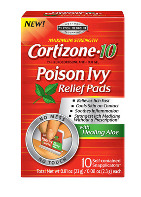 Treating Poison Ivy Is A 'Snap!' New Cortizone 10 Poison Ivy Relief Pads Launch Just In Time For Summer