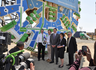 DC Water Christens Giant Tunnel Boring Machine