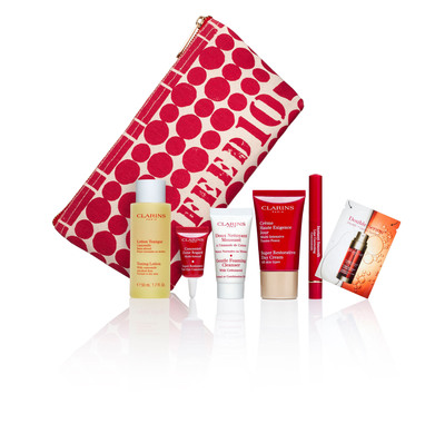 Clarins Partners with FEED to Launch Exclusive "Gift with Purpose" at Macy's