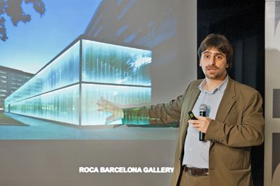 Geometry &amp; Light: Award Winning Designer Borja Ferrater Inspires at Roca Showroom Event