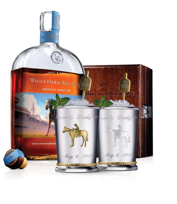 Woodford Reserve® Bourbon Gives the Midas Touch to World's Most Exclusive Mint Julep Cup