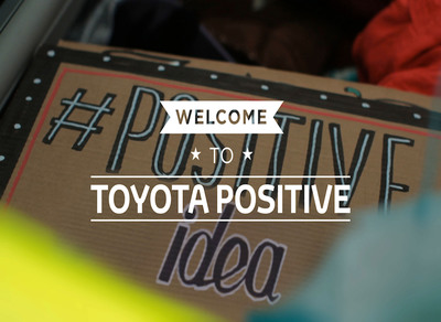 The 'Toyota Positive' movement passes the baton to the people of London