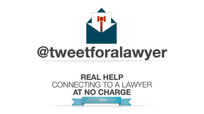 Never Get Stuck in a Bind Again! Connect With a Lawyer in Just Three Easy Online Steps or Simply @tweetforalawyer With RSVPlaw.com