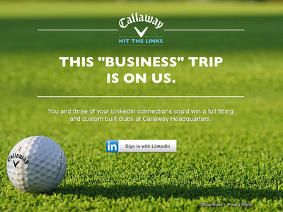 Callaway Partners With LinkedIn For Social Networking Campaign For Golfers