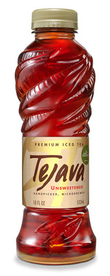 North American Tea Champion, Tejava,® Debuts Tea Leaf Sculpted PET Bottle