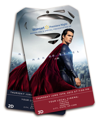 Walmart and Warner Bros. Give Superman Fans Exclusive Opportunity to See "Man of Steel" First