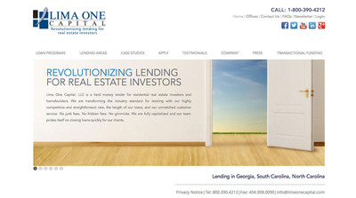 Hard Money Lender Lima One Capital Launches New Website