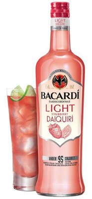 BACARDI® Rum Expands BACARDI Classic Cocktails Low Calorie Ready-to-Serve Line with New Flavor: Light Strawberry Daiquiri