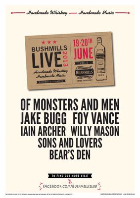 Jake Bugg wird bei Bushmills Live 2013 spielen