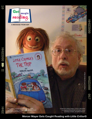 Mercer Mayer and Little Critter "Get Caught Reading" for the First Time in The Association of American Publishers' Annual National May Campaign