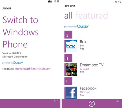 Quixey Powers Switch to Windows Phone App, Allowing Easy Transition to New Windows Phones