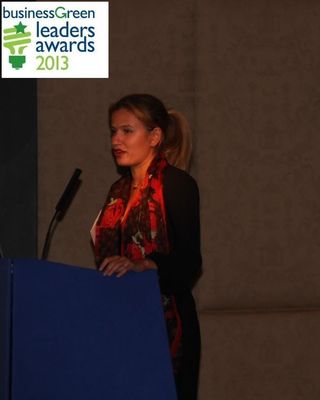 Inna Braverman, Co-founder and Marketing Director of Eco Wave Power has Been Shortlisted for the Prestigious Business Green Leaders Awards of 2013