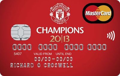 MBNA Launches 'Champions Credit Card' Celebrating Manchester United's 20th Title Win