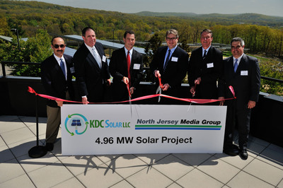KDC Solar and North Jersey Media Group Cut the Ribbon on Largest Solar Facility at a Printing Plant in New Jersey