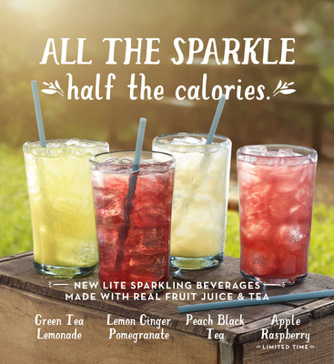 Caribou Coffee Lites Up Summer with Four New Lite Sparkling Teas and Juices