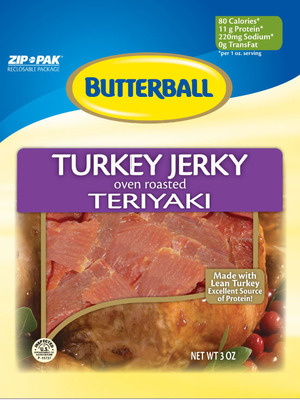 Butterball Turkey Meat Snacks Hit Shelves in May