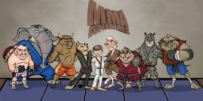 First episode of MMA animals cartoon series in pre-production