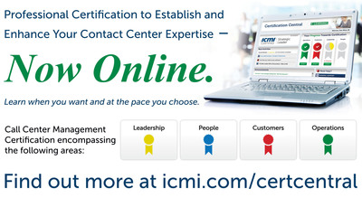 ICMI Launches E-Learning Solution for Call Center Certification Training Announced at ACCE 2013, taking place May 13-16 in Seattle, WA