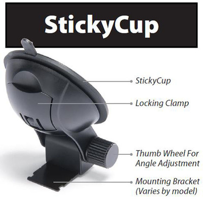 ESCORT Introduces New "StickyCup" Windshield Mount Detector Accessory