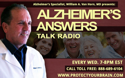New Web Radio Show "Alzheimer's Answers" Gives Callers Live Access to Alzheimer's Disease Expert Dr. William Van Horn
