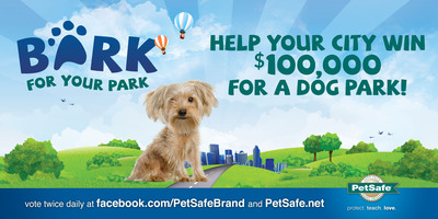 15 finalist cities across U.S. must 'bark' to win $100,000 PetSafe dog park