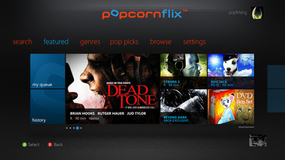Unicorn Media, Cypress and Screen Media Ventures, LLC, Deliver Popcornflix, An Ad-Supported Free Movie App on Xbox LIVE