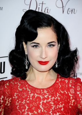 Dita Von Teese Takes the Stage of her Burlesque Show Wearing AVAKIAN During the 66th Cannes Film Festival