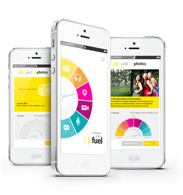 Happy Fuel LLC launches company with new : ) fuel ™ happiness app