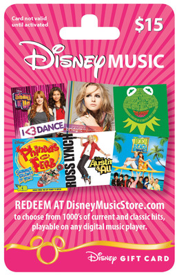 Disney Music Group Introduces Disney Music Gift Cards And Launches Disney Digital Music Store