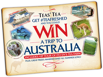 TEAS' TEA® To Launch Summer Promotion Get #TEAFRESHED A Grand Prize Of A Trip For Two To Australia