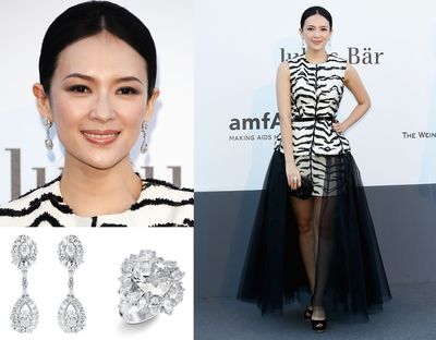 Zhang Ziyi Rocks the Cannes Red Carpet with Mouawad