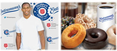 Entenmann's® and The Salvation Army Tackle National Donut Day With Super Bowl Champion and New Jersey Native Victor Cruz