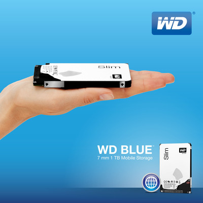 WD® Delivers World's Thinnest 1 TB Hard Drive