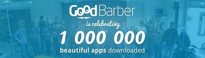 GoodBarber Hits 1 Million App Downloads. A Big Number for Such a Young Product