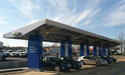 Empower Energies Builds Solar Charging Station for McCluskey Chevrolet in Cincinnati, Ohio