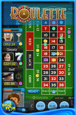 Big Fish Casino UK -- First Synchronous Multiplayer Mobile Roulette Game