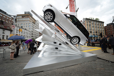 Land Rover and Architectural Digest Unveil One-Of-A-Kind Art Installation Inspired by Aluminum Structure of the 2013 Range Rover